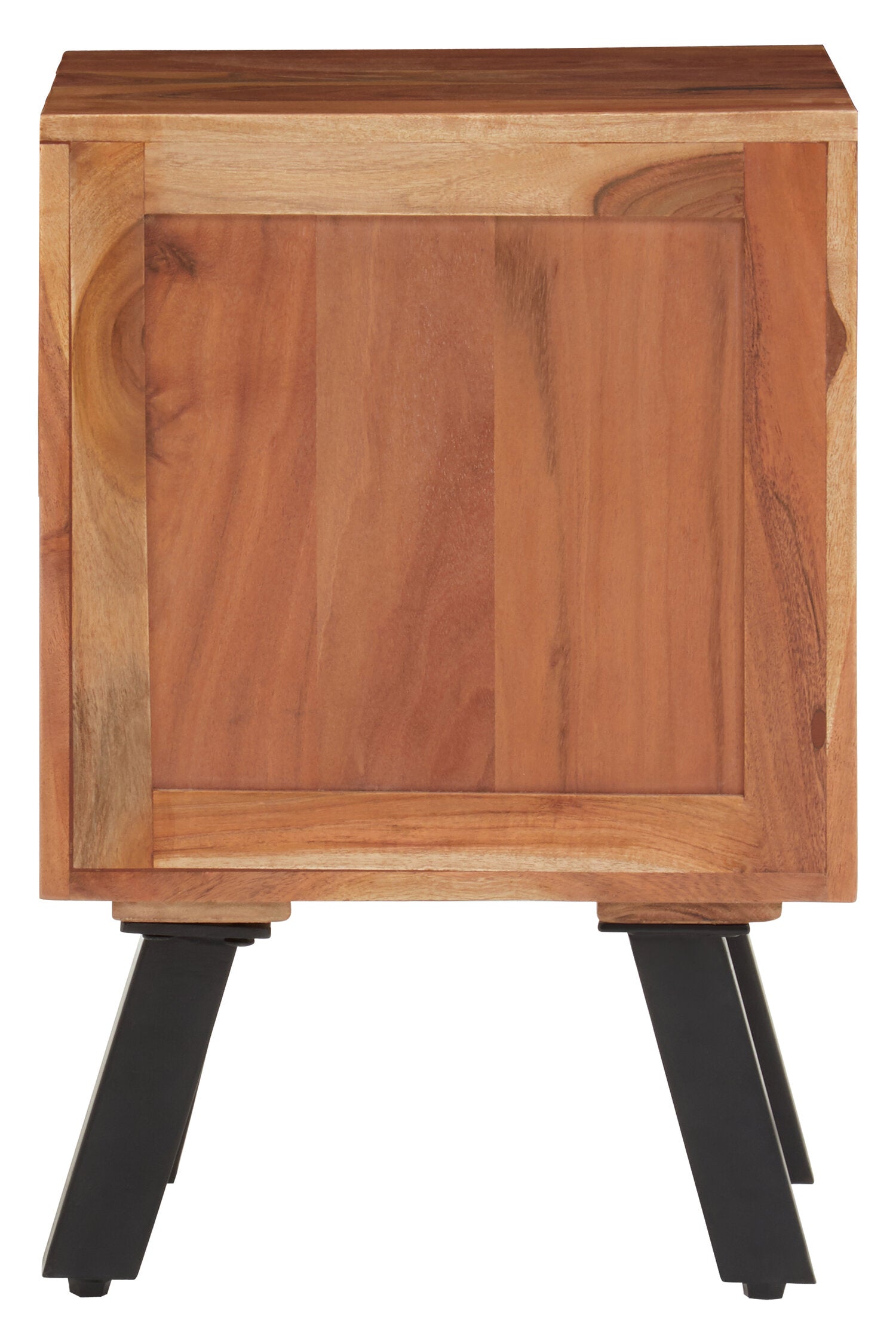 Nashik Three Drawer Acacia Side Table