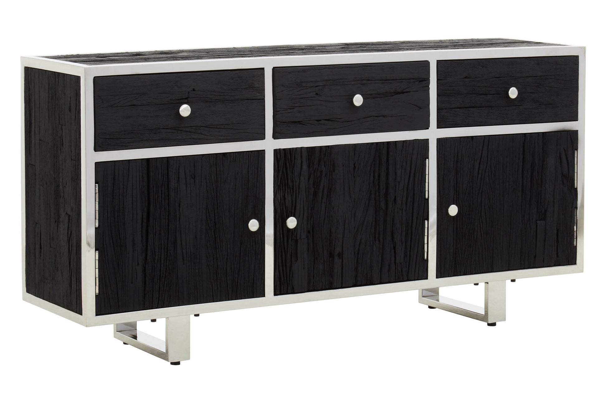 Kerala Black Recycled Wood Sideboard