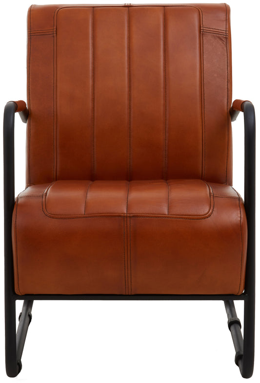 Buffalo Tan Leather Armchair