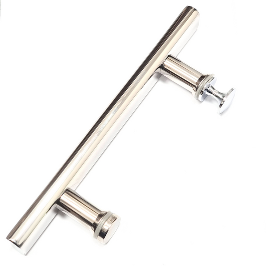 Shower Bath Door Handle Stainless Steel Chromed L-2