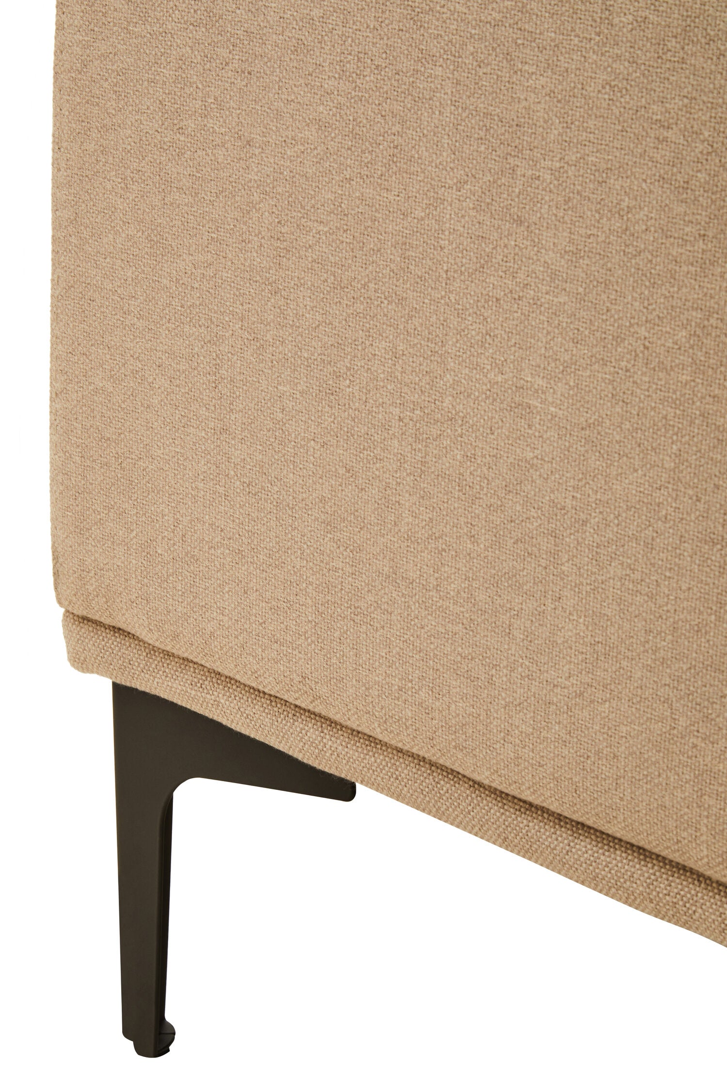 Toulon 3 Seat Natural Fabric Right Chaise Sofa
