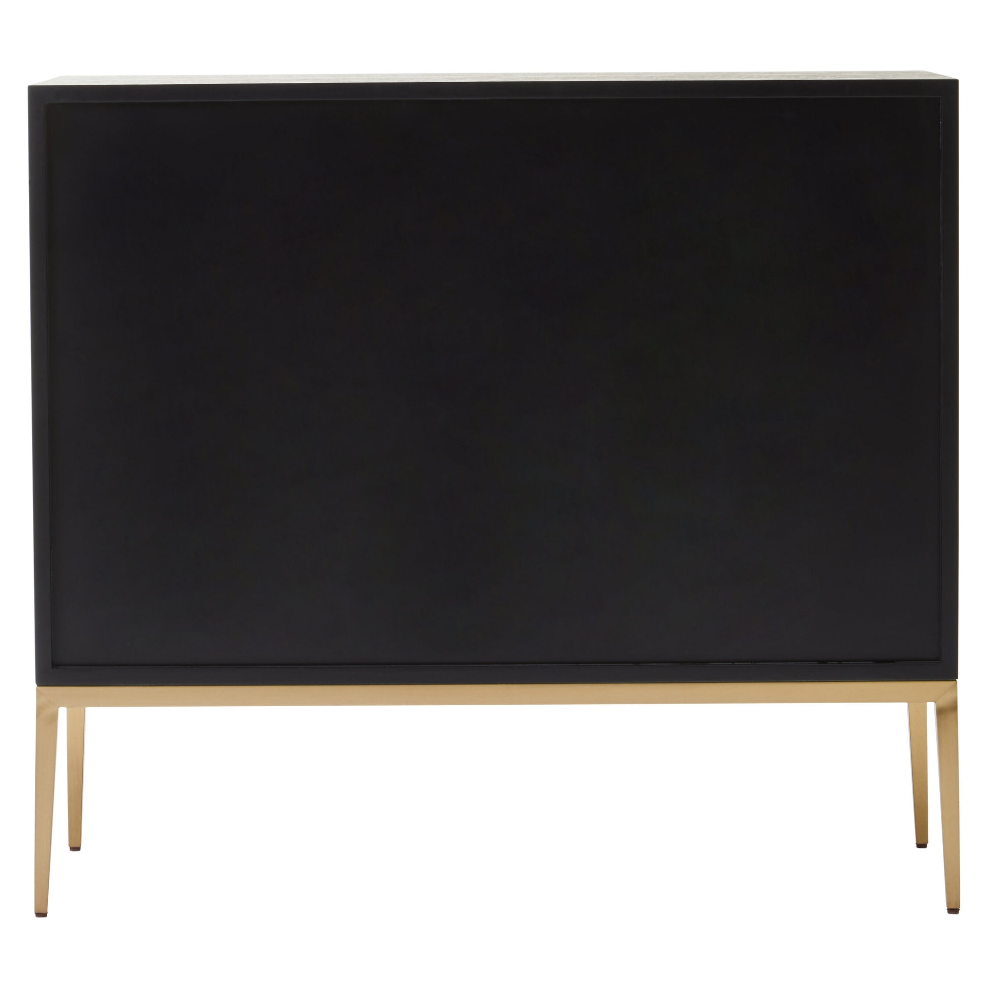 Davoli Black and Gold Two Door Sideboard