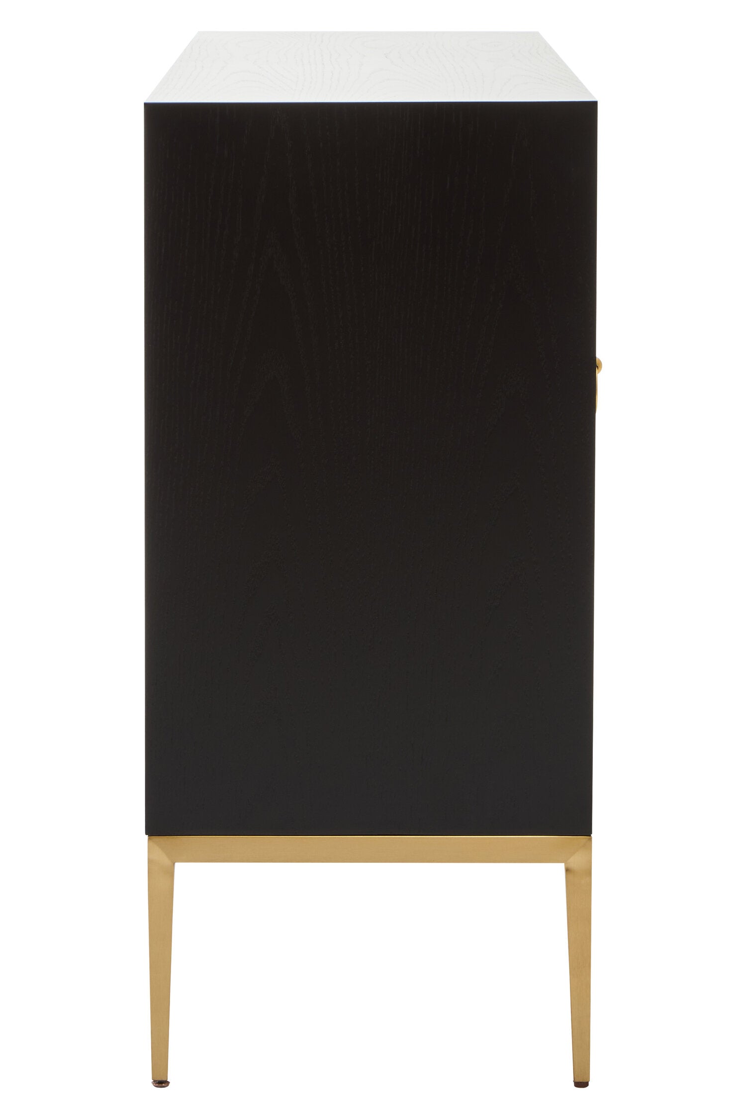 Deruta Grey Shagreen Effect 4 Door Sideboard