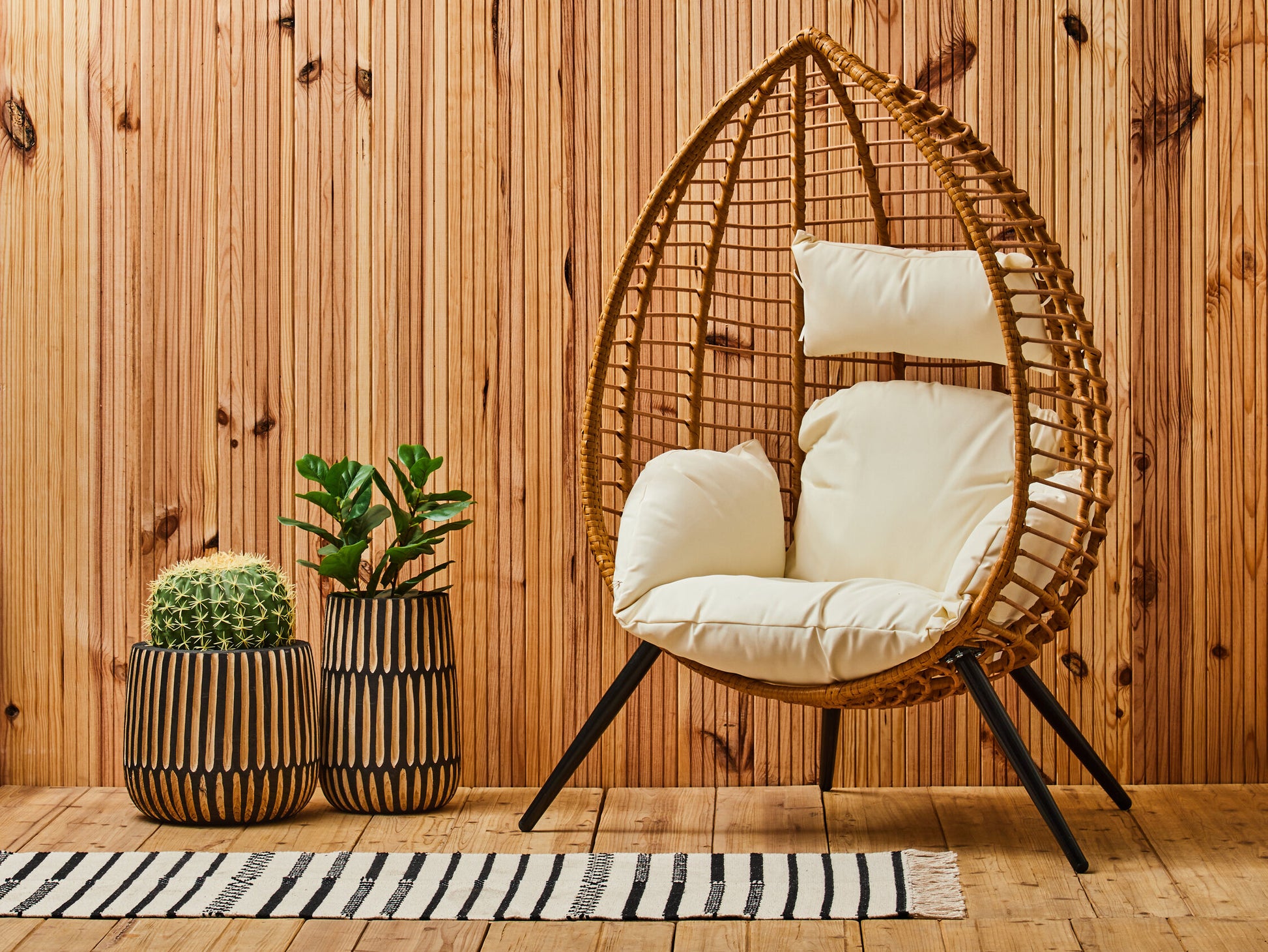 Goa Natural Rattan Effect Chair