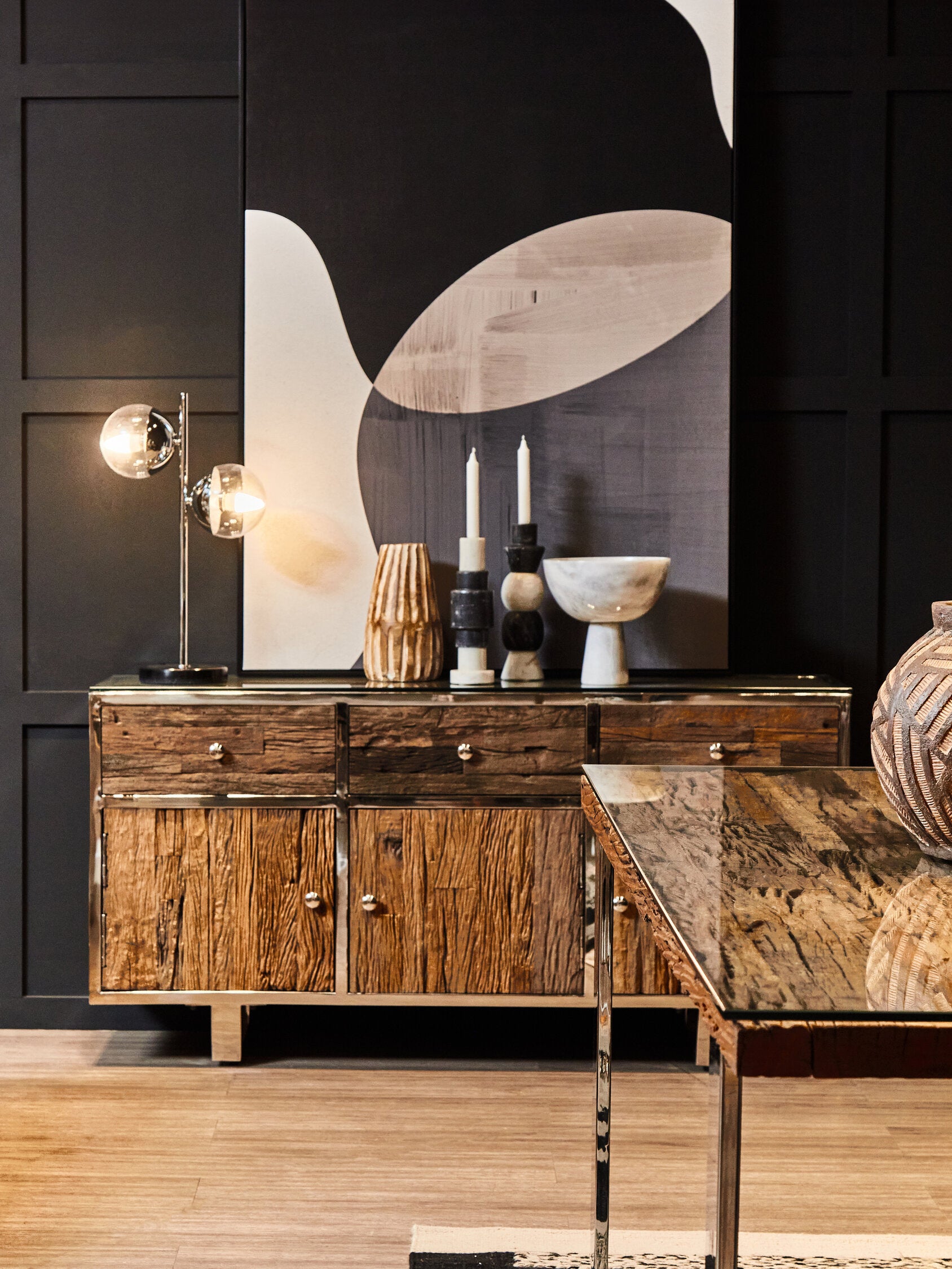 Kerala Natural Recycled Wood Sideboard