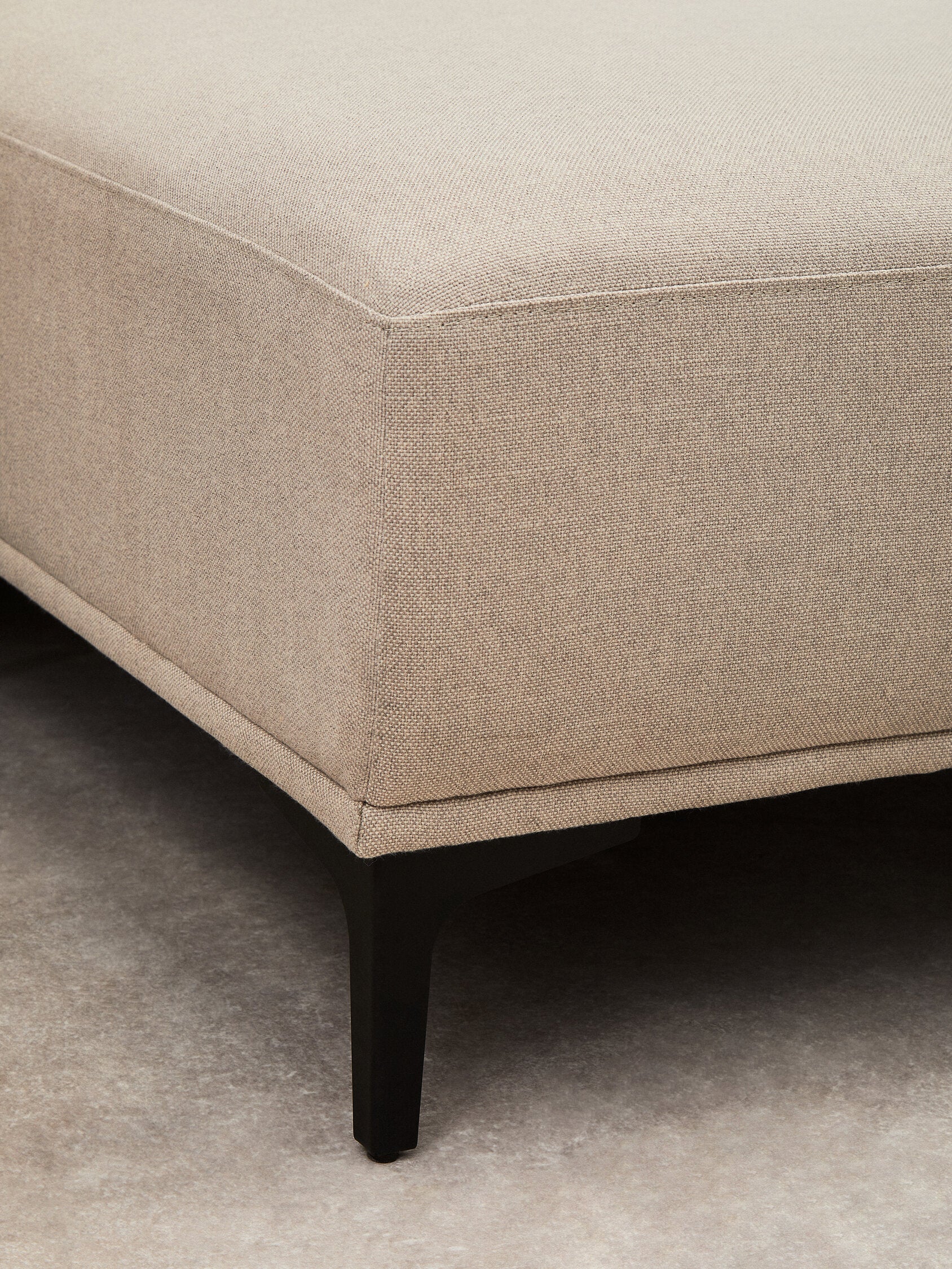 Toulon 3 Seat Natural Fabric Right Chaise Sofa