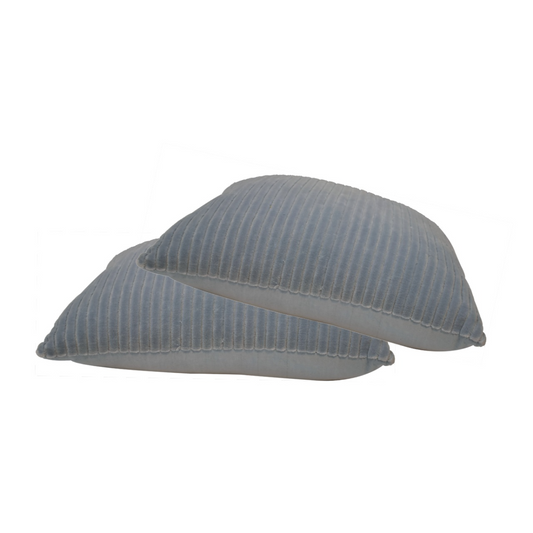 Artisan Furniture Ribbed Grey Cushion Set of 2