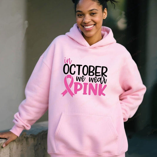 In October We Wear Sweatshirt I'm A Survivor Clothing