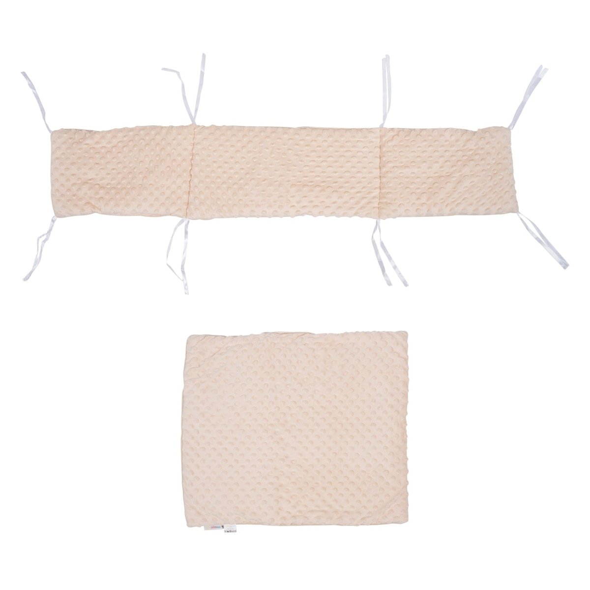 2pc Dimple Crib/Cradle Quilt & Bumper Bedding Set | Luxury Home Accessories | Heulog Glow