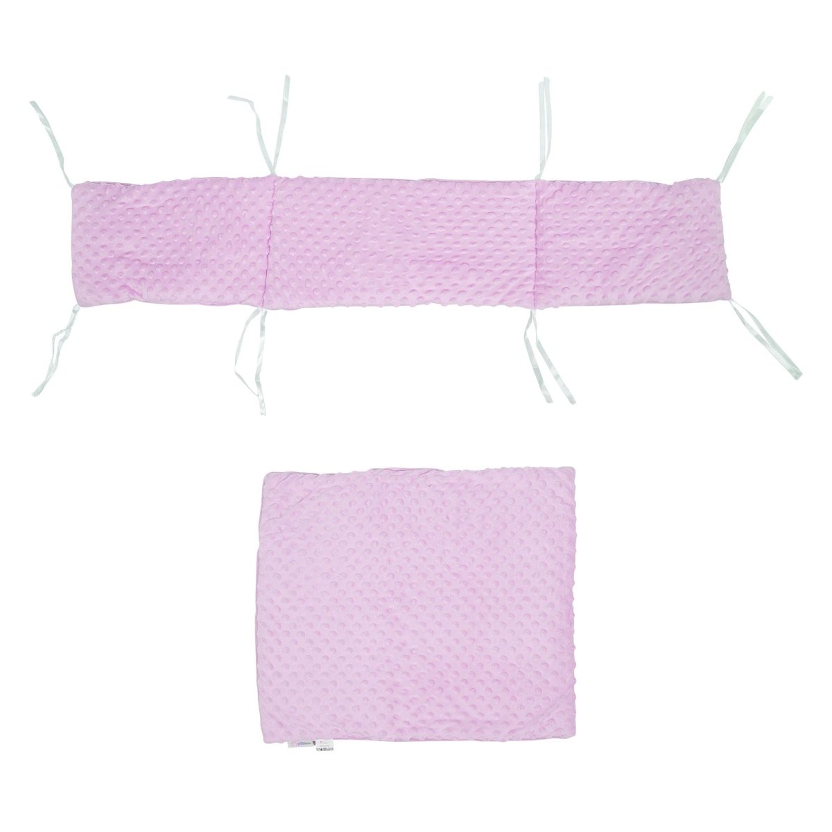 2pc Dimple Crib/Cradle Quilt & Bumper Bedding Set | Luxury Home Accessories | Heulog Glow