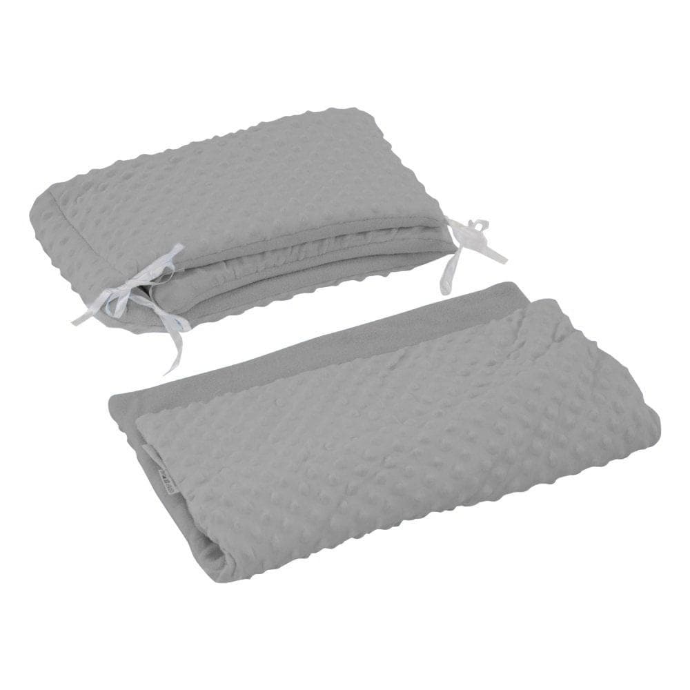 2pc Dimple Crib/Cradle Quilt & Bumper Bedding Set | Luxury Home Accessories | Heulog Glow