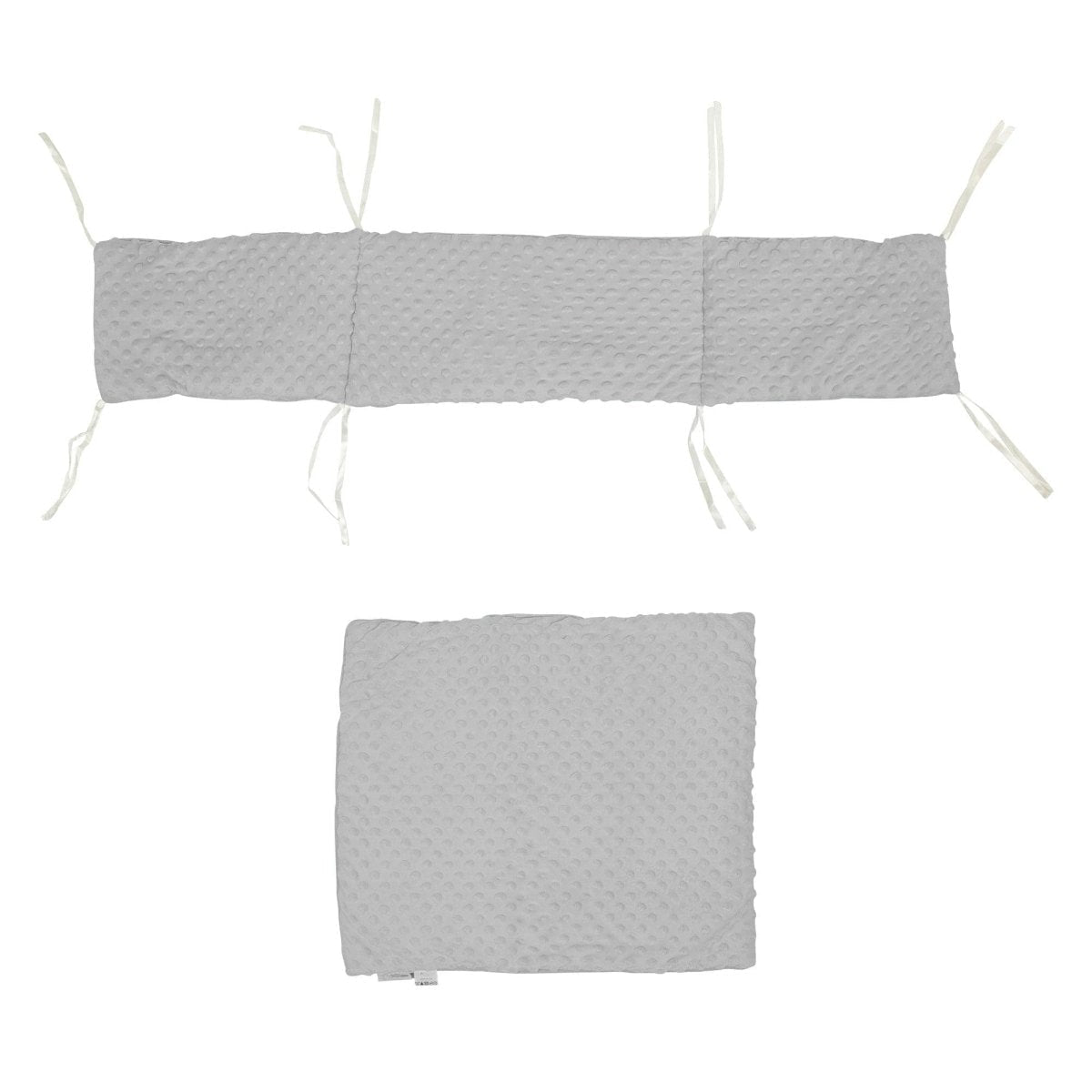 2pc Dimple Crib/Cradle Quilt & Bumper Bedding Set | Luxury Home Accessories | Heulog Glow