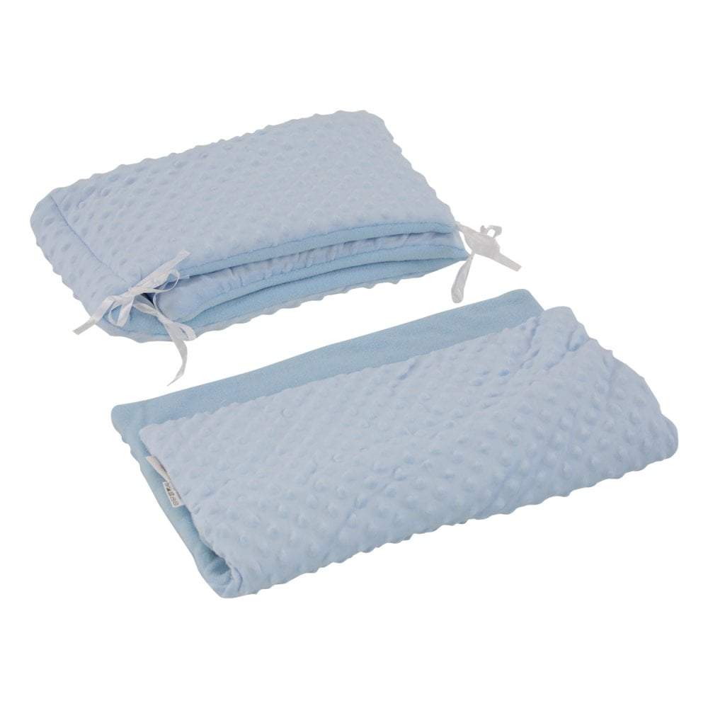 2pc Dimple Crib/Cradle Quilt & Bumper Bedding Set | Luxury Home Accessories | Heulog Glow