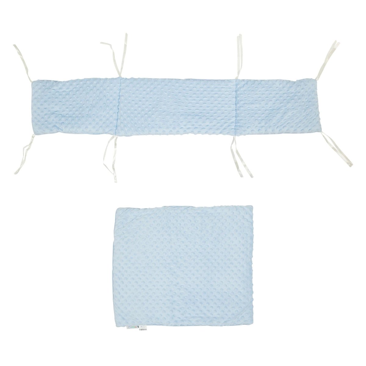 2pc Dimple Crib/Cradle Quilt & Bumper Bedding Set | Luxury Home Accessories | Heulog Glow