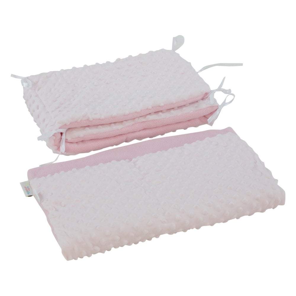 2pc Dimple Crib/Cradle Quilt & Bumper Bedding Set | Luxury Home Accessories | Heulog Glow