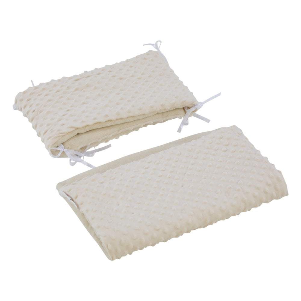 2pc Dimple Crib/Cradle Quilt & Bumper Bedding Set | Luxury Home Accessories | Heulog Glow