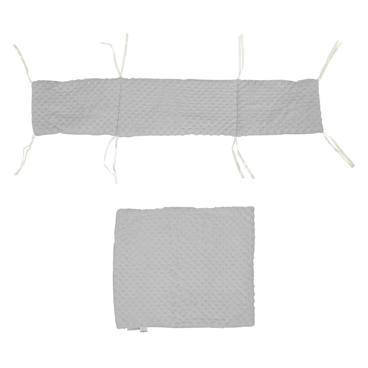 2pc Dimple Crib/Cradle Quilt & Bumper Bedding Set | Luxury Home Accessories | Heulog Glow