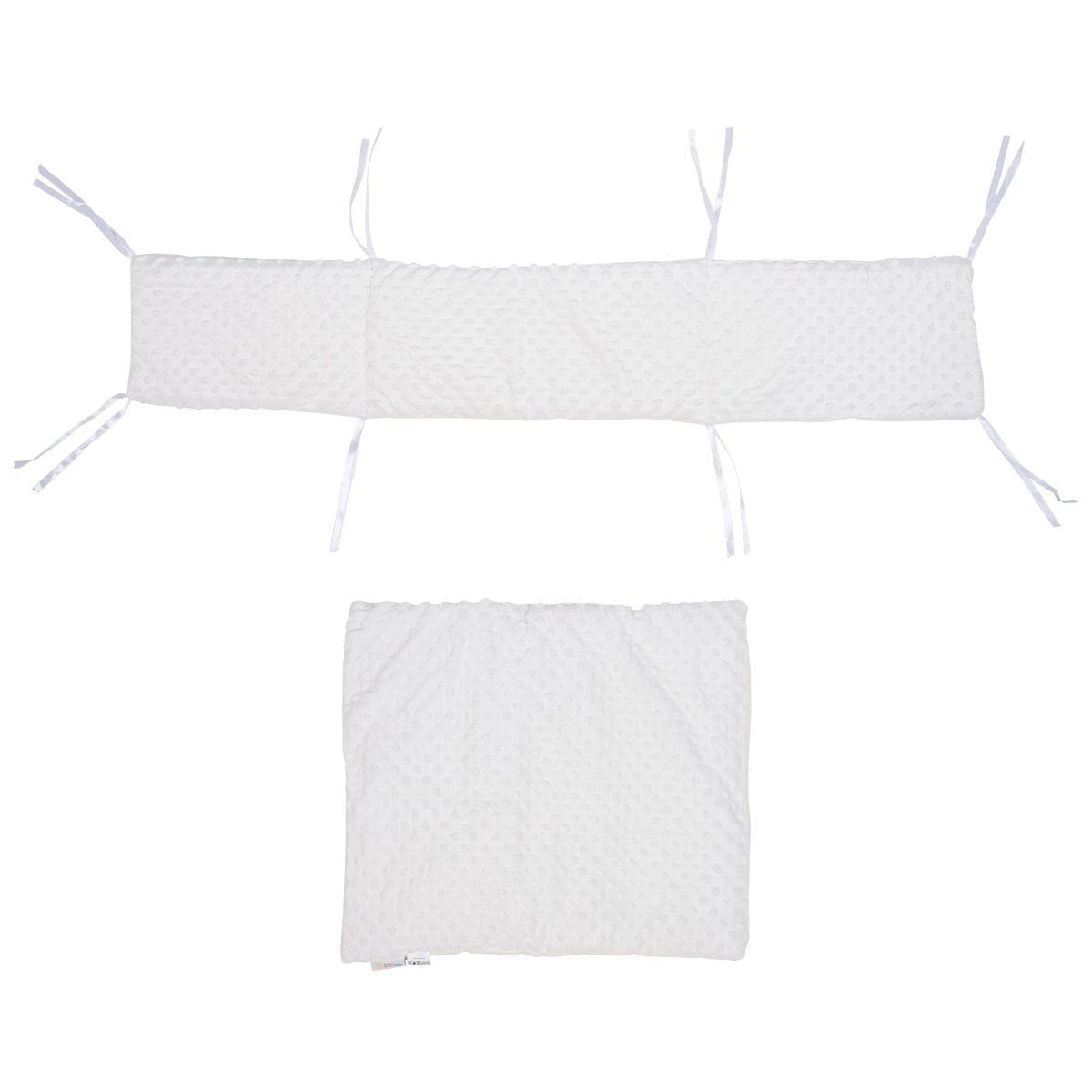2pc Dimple Crib/Cradle Quilt & Bumper Bedding Set | Luxury Home Accessories | Heulog Glow