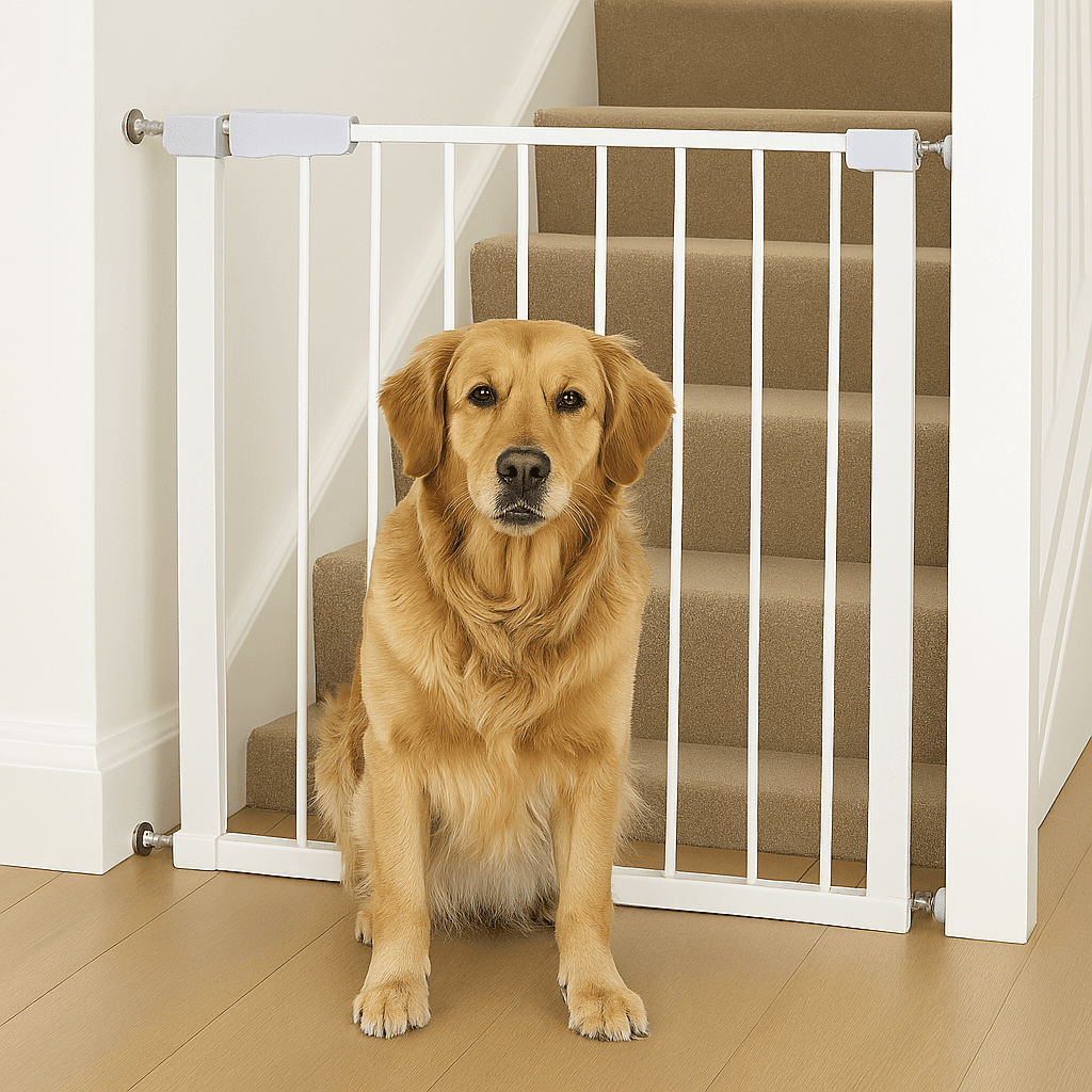 2x FYLO Baby Safety Stair Gate Pressure Fit Extra Wide | Luxury Home Accessories | Heulog Glow