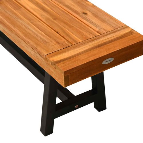 3 Pieces Acacia Wood Picnic Dining Set Outdoor Indoor Furniture Outsunny | Luxury Home Accessories | Heulog Glow