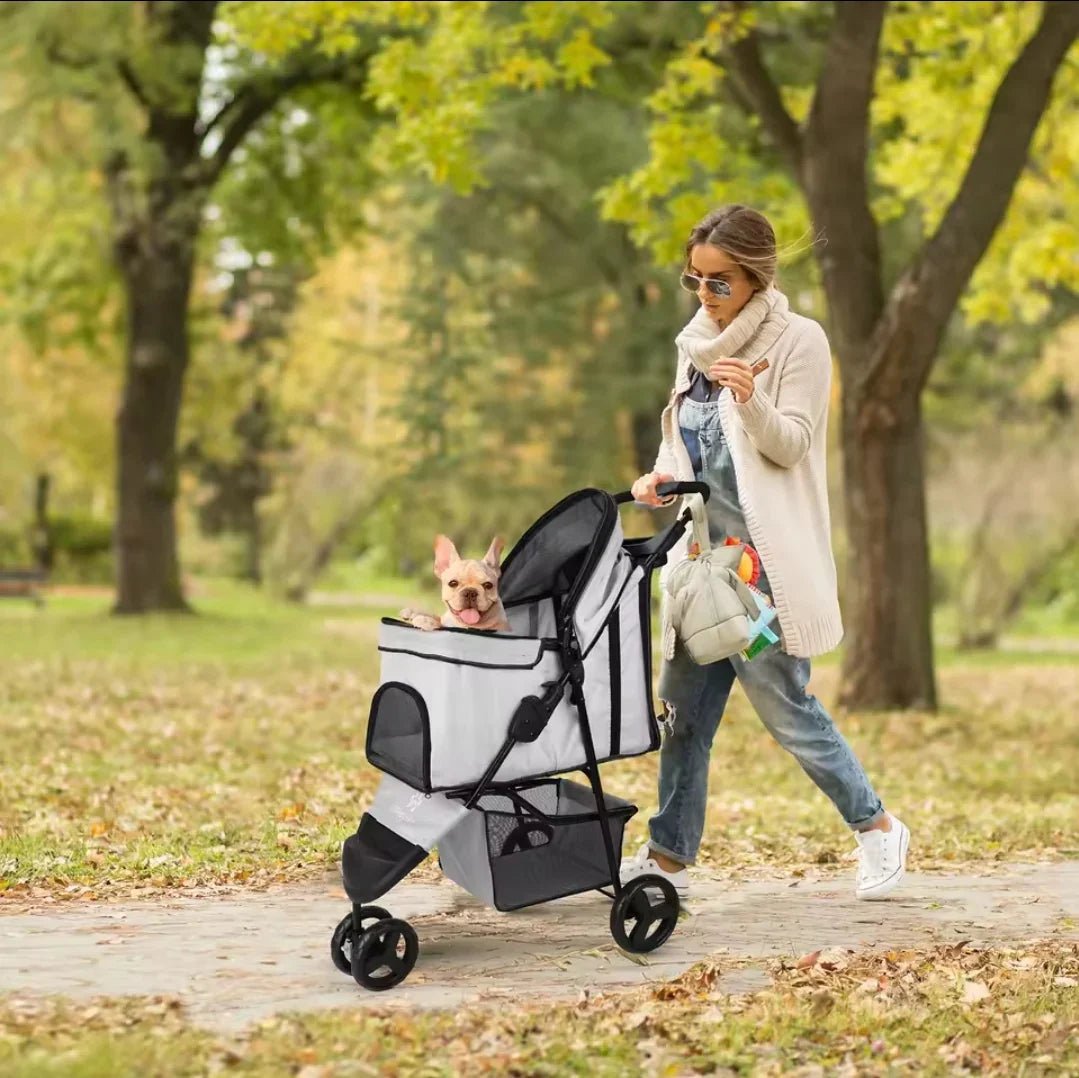3 Wheel Dog Shack UK! Pushchair Stroller | Luxury Home Accessories | Heulog Glow
