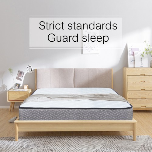 MTS001 - Good Nite Single Memory Foam & Spring Mattress-90x190x18cm-Quilted, Hypoallergenic, Breathable Design with Lumbar Support