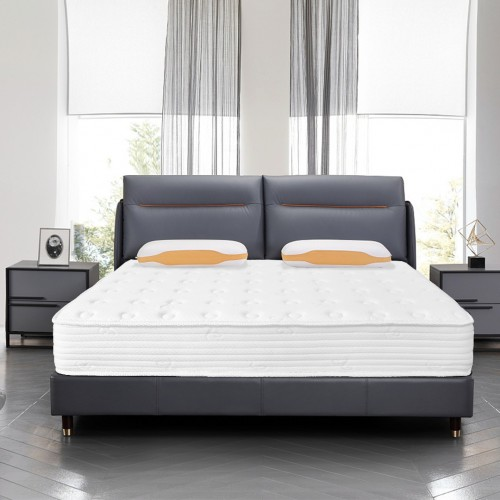 MTS002 - Memory Foam Quilted Sprung Mattress - 150×200×20 cm