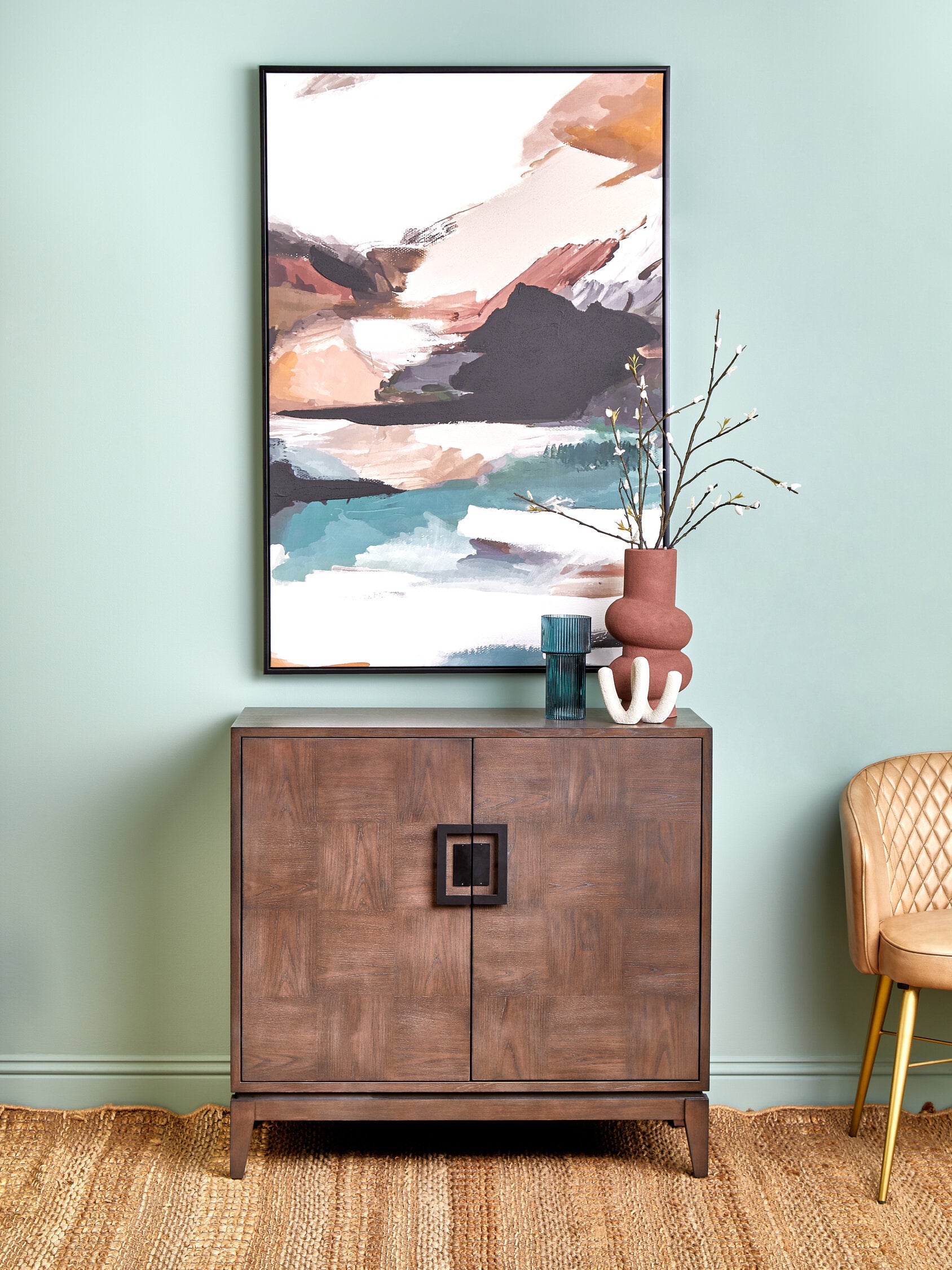 Dimaro Antique Grey Two Door Sideboard