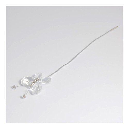 S&W Bridal B1836CL | Butterfly Pick | 18cm | Clear | Pack of 1
