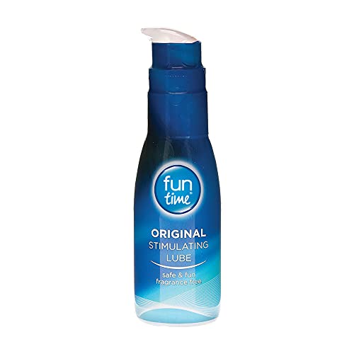 Fun Time Classic Natural Lubricant, Alcohol Free, Water Based, Blue, 75 Ml