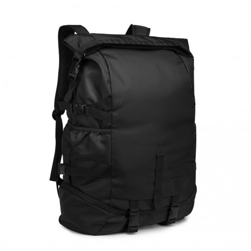EQ2302 - Kono Large Capacity Basketball Sports Fitness Backpack - Black