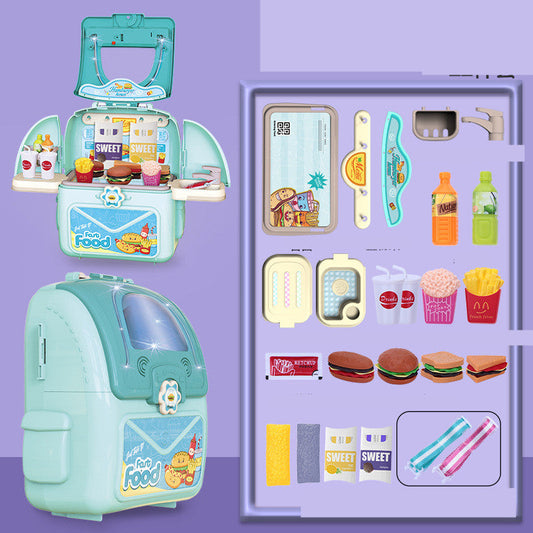 Pet Backpack Space Simulation Cartoon Pet Play House Toys