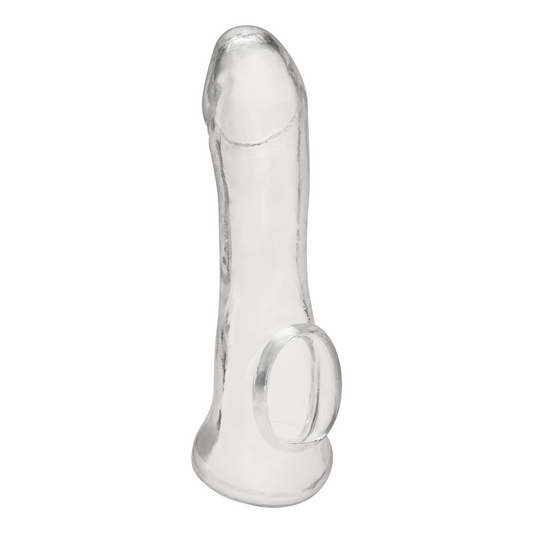 Blue Line 6.25inch Transparent Penis Enhancing Sleeve Extension