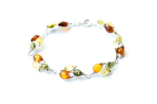 Multicolour Statement Link Bracelet