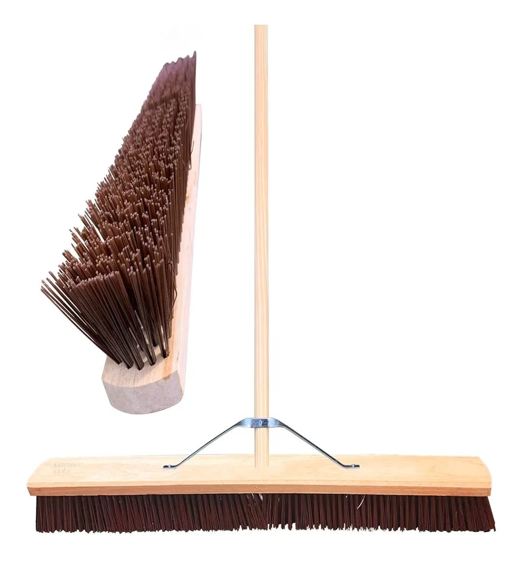 36” Stiff Broom Outdoor Yard Brush with Stiff PVC Hard Bristle | Luxury Home Accessories | Heulog Glow