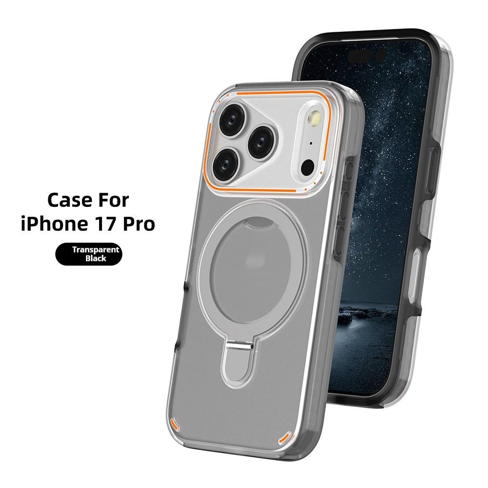 360 Rotation Stand Holder Magnetic Matte Phone Case For I-Phone 17 Pro 17 Max Plus Shockproof Protection Cover Shell | Luxury Home Accessories | Heulog Glow