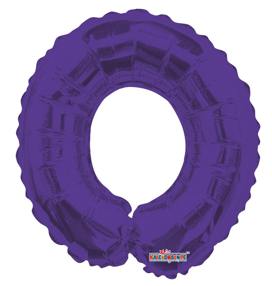 Purple Number 0 Balloon (14 inch)