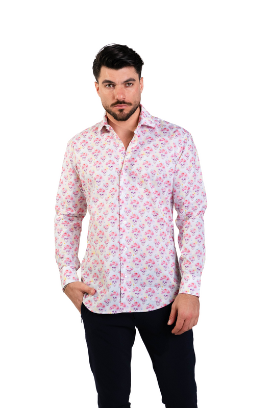MASUTTO DON/05 LONG SLEEVE BUTTON DOWN SHIRT