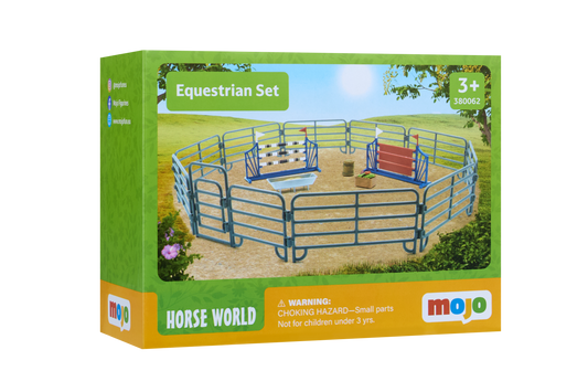 Equestrian Ring Playset Horse Riding Toy Set