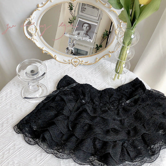 Five-layer lace safety shorts cake skirt breathable leggings for women