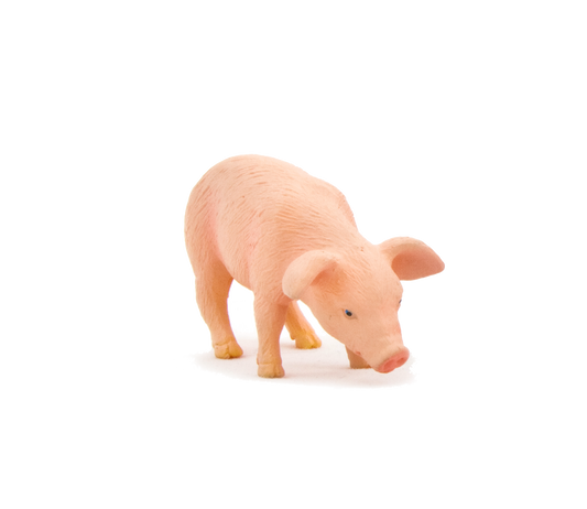 Piglet Feeding Toy Realistic Farmyard Animal Figure