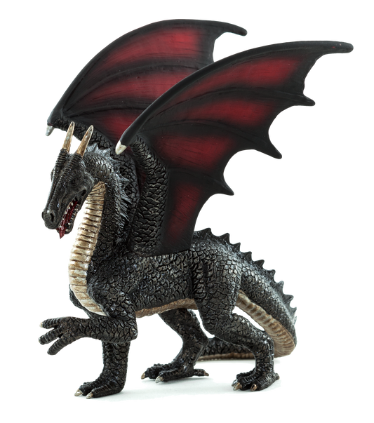 Steel Dragon Toy Fantasy Mythical Creature Figure
