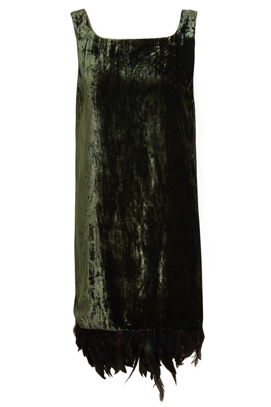 Silk Velvet Dress