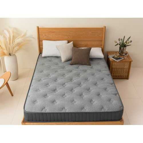MTS009 - Good Nite 18cm Medium Firm Memory Foam and Bonnell Spring Mattress – Pressure Relief, Cooler Sleep - 120x190x18cm