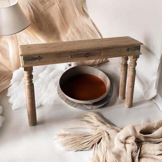 120CM WOODEN CONSOLE TABLE