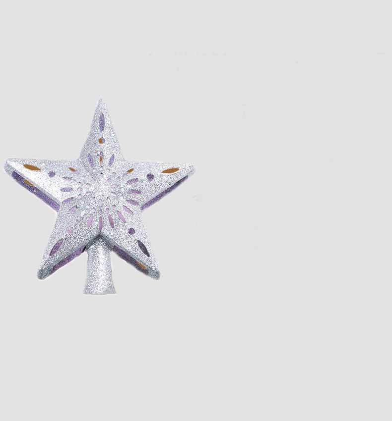 3D LED Christmas Tree Topper Star | Snowflake Projector | Glitter Silver & Gold | Rotating Light | Home Xmas Decoration | Michan Direct | Luxury Home Accessories | Heulog Glow