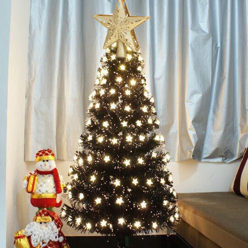 3D LED Christmas Tree Topper Star | Snowflake Projector | Glitter Silver & Gold | Rotating Light | Home Xmas Decoration | Michan Direct | Luxury Home Accessories | Heulog Glow