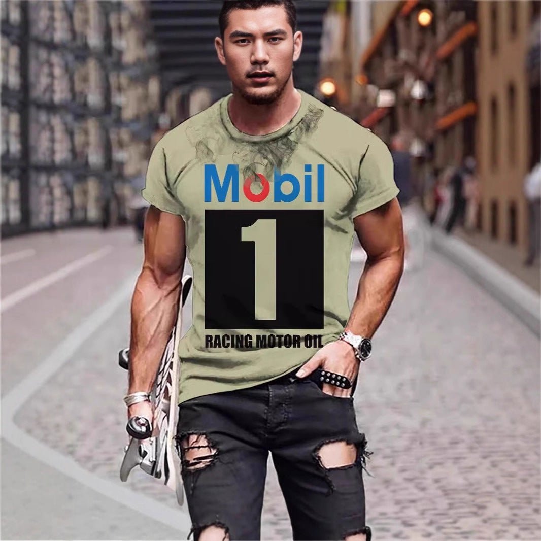 3D Printed Animal Style Vintage Quick-dry T-shirt | Luxury Home Accessories | Heulog Glow