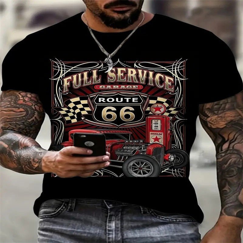 3D Printed Animal Style Vintage Quick-dry T-shirt | Luxury Home Accessories | Heulog Glow