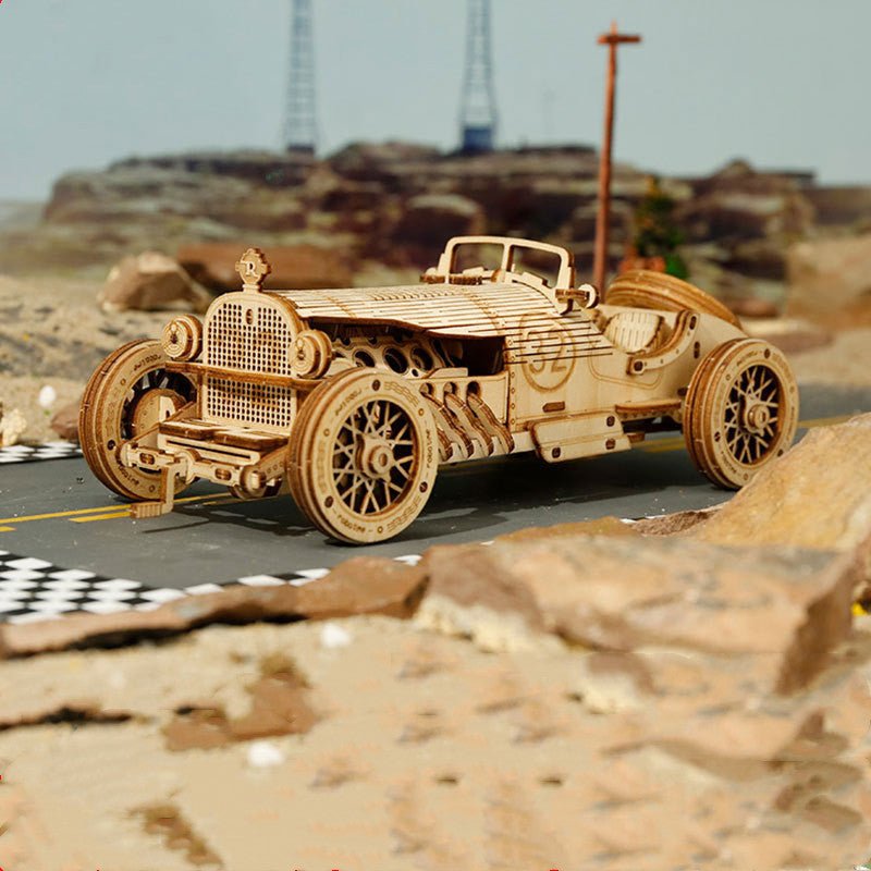 3D Wooden Puzzle Train Model DIY Wooden Train Toy Mechanical Train Model Kit Assembly Model Home Decoration Crafts | Luxury Home Accessories | Heulog Glow